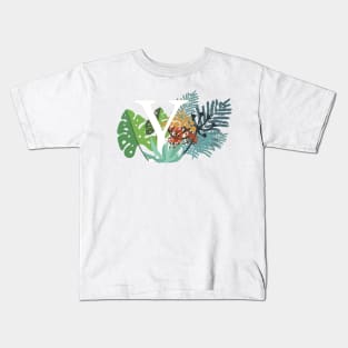 Plant Letter Y Kids T-Shirt